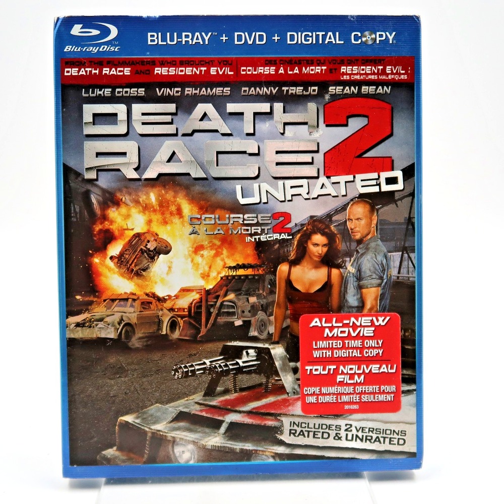 Death Race 2 Blu-ray DVD 2011 Luke Goss Ving Rhames Sean Bean Danny Trejo